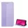 HUSĂ! - Carcasa in picioare, efect piele (FLIP, deschidere laterala, suport de masa, trifoi) LIGHT PURPLE T Phone 2 5G