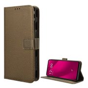   Husă în picioare, efect piele (FLIP, deschidere laterală, suport de masă, romb + curea de mână) MARO T Phone 2 Pro 5G