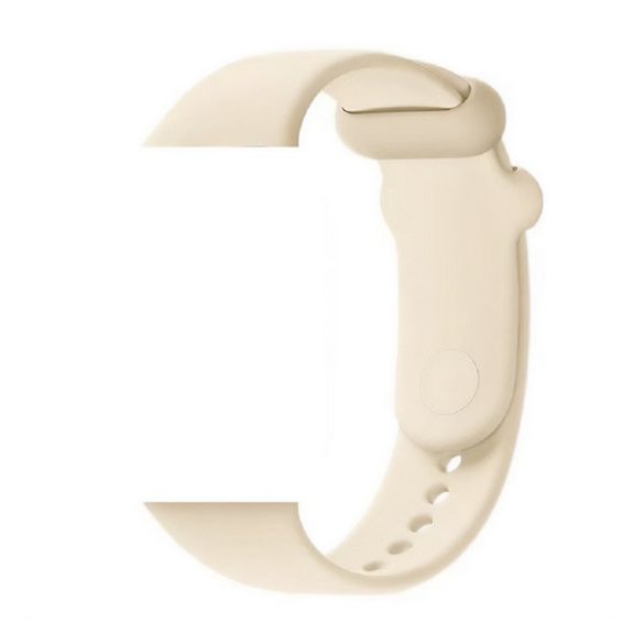 Curea de rezervă DEVIA DELUXE SPORT (dimensiune personalizată, silicon, reglabilă) BEJ Xiaomi Redmi Watch 4
