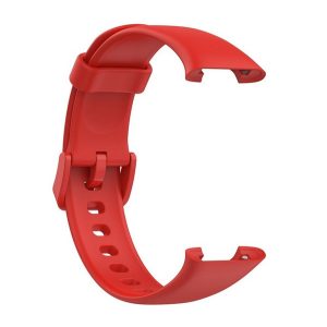 Curea de rezervă DEVIA DELUXE SPORT (dimensiune personalizată, silicon, reglabilă) ROȘU Xiaomi Mi Band 7 Pro