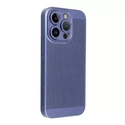   HUSĂ! - Protectie din plastic pentru telefon (respirabila, perforata, protectie camera) ALBASTRU INCHIS Apple iPhone 16 Pro