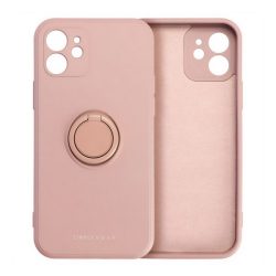   HUSĂ! - Protectie de telefon din silicon ROAR AMBER (inel de fixare, magnetic, protectie camera) ROZ Apple iPhone 16 Plus
