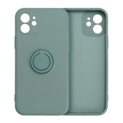   HUSĂ! - Protectie de telefon din silicon ROAR AMBER (inel de fixare, magnetic, protectie pentru camera) VERDE ÎNCHIS Apple iPhone 16 Plus