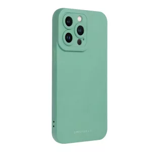 HUSĂ! - Protector de telefon din silicon ROAR LUNA (ultra-subtire, mat, protector pentru camera, wireless) VERDE MENTA Apple iPhone 16 Plus