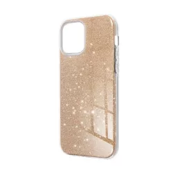   HUSĂ! - Protectie de telefon din silicon (interior din plastic, spate lucios) GOLD Apple iPhone 16 Pro
