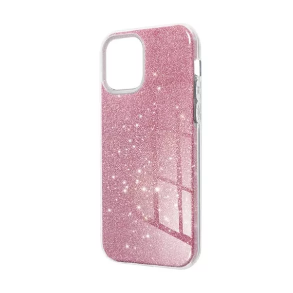 HUSĂ! - Protectie de telefon din silicon (interior din plastic, spate lucios) ROZ Apple iPhone 16 Pro