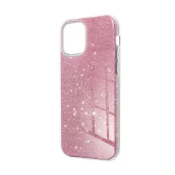   HUSĂ! - Protectie de telefon din silicon (interior din plastic, spate lucios) ROZ Apple iPhone 16 Pro Max