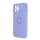 Protector de telefon din silicon (inel de fixare, interior din microfibra de pluș, magnetic, protector pentru cameră) PURPLE Apple iPhone 16 Pro Max