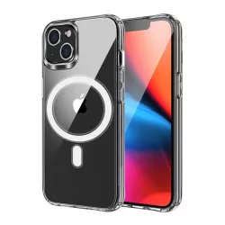  HUSĂ! - Protector de telefon din silicon (rezistenta la socuri, MagSafe) TRANSPARENT Apple iPhone 16 Pro Max
