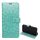 Husă în picioare, efect piele (FLIP, deschidere laterală, suport de masă, curea de mână, mandala) CYAN Apple iPhone 16 Husă în picioare, efect piele (FLIP, deschidere laterală, suport de masă, curea de mână, mandala) CYAN Apple iPhone 16