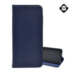   HUSĂ! - Husă verticală, din piele naturală (FLIP, cu deschidere laterală, suport de birou) ALBASTRU ÎNCHIS Apple iPhone 16 Plus