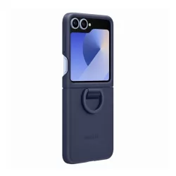   HUSĂ! - Protector de telefon din silicon SAMSUNG (inel de telefon) ALBASTRU ÎNCHIS Samsung Galaxy Z Flip6 5G (SM-F741)