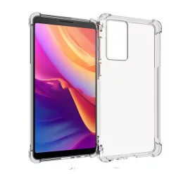   HUSĂ! - Protectie din silicon pentru telefon (rezistenta la impact, colt cu perna de aer) TRANSPARENT TCL 501