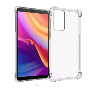 HUSĂ! - Protectie din silicon pentru telefon (rezistenta la impact, colt cu perna de aer) TRANSPARENT TCL 501