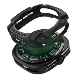   Cadru de ceas din plastic SPIGEN RUGGED ARMOR (rezistență la impact) NEGRU Samsung Galaxy Watch Ultra eSIM 47 mm (SM-L705)
