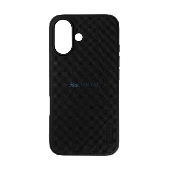NILLKIN SUPER FROSTED PRO plastic protector de telefon (rezistent la impact, cauciucat, suprafață aspră) BLACK Apple iPhone 16