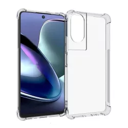   HUSĂ! - Protectie din silicon pentru telefon (rezistenta la impact, colt cu perna de aer) TRANSPARENT TCL 50 5G
