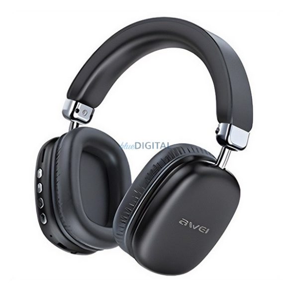 AWEI AT7 căști bluetooth Stereo (v5.0, microfon, anulare zgomot) NEGRU