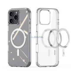   HUSĂ! - DUX DUCIS CLIN plastic telefon protector (rezistent la impact, bubble heel, cadru de silicon, MagSafe) pentru Apple iPhone 16 Pro Max