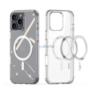 HUSĂ! - DUX DUCIS CLIN protector de telefon din plastic (rezistent la șocuri, toc cu bule, cadru din silicon, MagSafe) pentru Apple iPhone 16 Pro