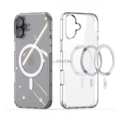   HUSĂ! - DUX DUCIS CLIN protector de telefon din plastic (rezistent la șocuri, toc cu bule, cadru din silicon, MagSafe) pentru Apple iPhone 16