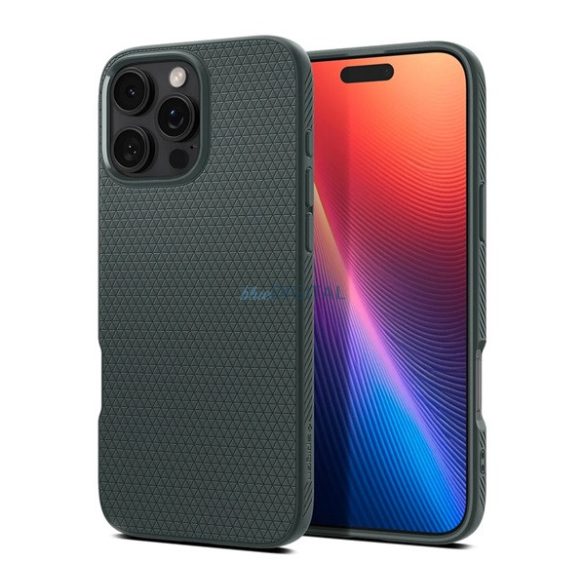 SPIGEN LIQUID AIR silicon telefon protector (rezistent la impact, bubble heel, diamant) CUTTING LINE Apple iPhone 16 Pro Max