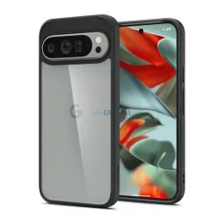   HUSĂ! - SPIGEN ULTRA HYBRID plastic protector de telefon (rezistent la șocuri, bubble cadru) TRANSFER / negru Google Pixel 9 Pro XL