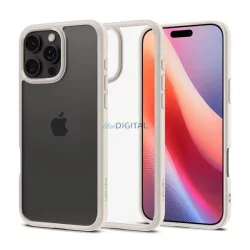   HUSĂ! - SPIGEN ULTRA HYBRID plastic protector de telefon (rezistent la șocuri, bubble frame) TITANIUM Apple iPhone 16 Pro