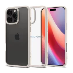   HUSĂ! - SPIGEN ULTRA HYBRID plastic telefon protector (rezistent la șocuri, bubble cadru) TITAN Apple iPhone 16 Pro Max