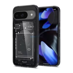   HUSĂ! - SPIGEN ULTRA HYBRID ZERO ONE plastic protector de telefon (rezistent la șocuri, bubble cadru) BLACK Google Pixel 9 Pro, Pixel 9