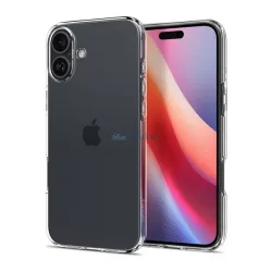   HUSĂ! - SPIGEN CRYSTAL FLEX silicon protector de telefon (rezistent la impact, bubble heel) pentru Apple iPhone 16