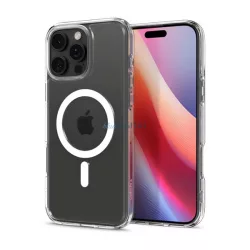   HUSĂ! - SPIGEN CRYSTAL HYBRID silicon protector de telefon (rezistent la impact, cadru din plastic, MagSafe) pentru Apple iPhone 16 Pro Max