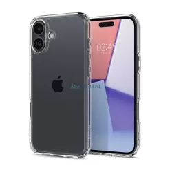   HUSĂ! - SPIGEN CRYSTAL HYBRID silicon protector de telefon (rezistent la impact, cadru din plastic) pentru Apple iPhone 16