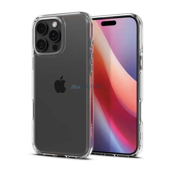 SPIGEN CRYSTAL HYBRID silicon protector de telefon (rezistent la impact, cadru din plastic) pentru Apple iPhone 16 Pro