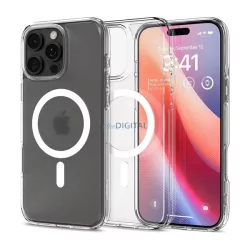   HUSĂ! - SPIGEN ULTRA HYBRID MAG plastic protector de telefon (rezistent la șocuri, bubble cadru, MagSafe) pentru Apple iPhone 16 Pro Max