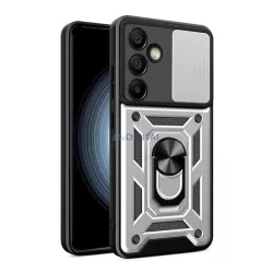   HUSĂ! - Protecție din plastic pentru telefon Defender (anti-șoc, silicon interior, inel de fixare, protecție pentru cameră) EZÜST Samsung Galaxy S24 FE (SM-S721)