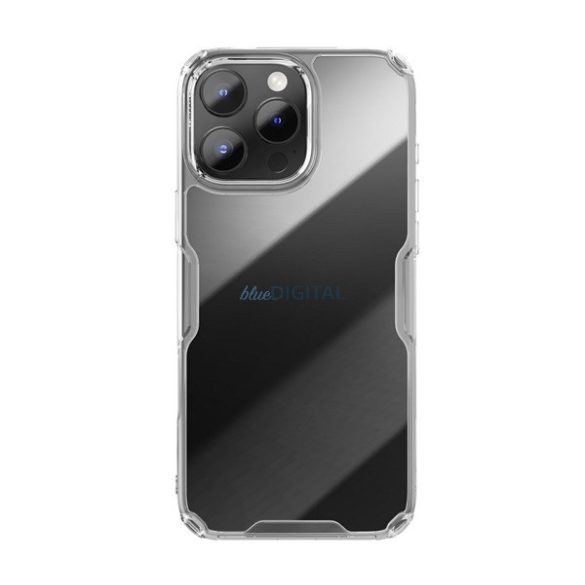 NILLKIN NATURE PRO plastic telefon protector (cadru de silicon, rezistent la șocuri, bubble heel) pentru Apple iPhone 16 Pro Max