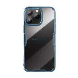   HUSĂ! - NILLKIN NATURE PRO plastic telefon protector (cadru de silicon, rezistent la șocuri, bubble heel) BREECH Apple iPhone 16 Pro Max