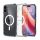 SPIGEN CRYSTAL HYBRID silicon protector de telefon (rezistent la impact, cadru din plastic, MagSafe) pentru Apple iPhone 16 SPIGEN CRYSTAL HYBRID silicon protector de telefon (rezistent la impact, cadru din plastic, MagSafe) pentru Apple iPhone 16