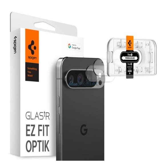 SPIGEN OPTIK cameră de protecție din sticlă 2pcs (9H) TRANSFER Google Pixel 9 Pro XL