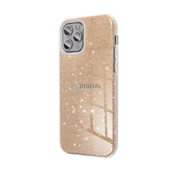 HUSĂ! - Silicon protector de telefon (interior din plastic, spate lucios) GOLD Samsung Galaxy S24 FE (SM-S721)