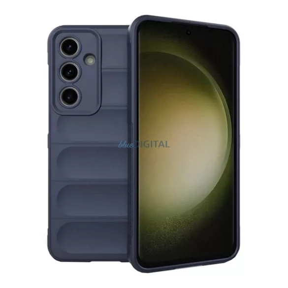 HUSĂ! - Silicon protector de telefon (rezistent la șocuri, protecția camerei, 3D) CUTTING BLUE Samsung Galaxy S24 FE (SM-S721)
