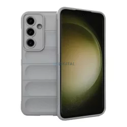   HUSĂ! - Silicon protector de telefon (rezistent la șocuri, protecție cameră, 3D) LIGHT GREY Samsung Galaxy S24 FE (SM-S721)