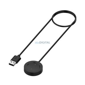 Cablu de încărcare USB (magnetic, 100cm) BLACK Xiaomi Watch S1 Active, Mi Watch Color Sport