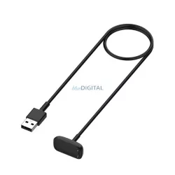   Cablu de încărcare USB (magnetic, 100 cm) BLACK Fitbit Luxe, Charge 5