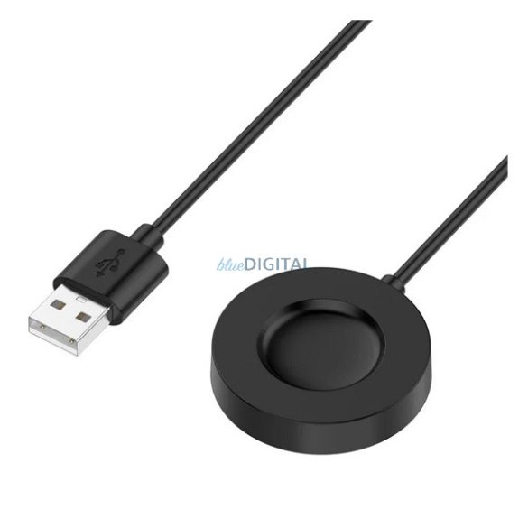 Cablu de încărcare USB (magnetic, 100cm) BLACK Xiaomi Watch S1 Pro