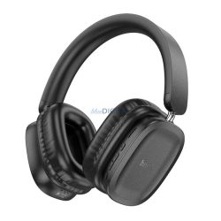   HOCO W51 căști bluetooth Stereo (v5.3, cititor de carduri, mufă jack de 3,5 mm) NEGRU