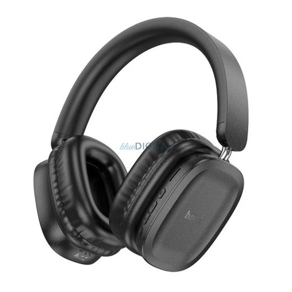 HOCO W51 căști bluetooth Stereo (v5.3, cititor de carduri, mufă jack de 3,5 mm) NEGRU