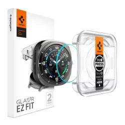  SPIGEN EZ FIT ecran protector de sticlă 2pcs (2.5D, 0.2mm, ultra subțire, 9H) pentru Samsung Galaxy Watch Ultra eSIM 47mm (SM-L705)