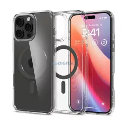   HUSĂ! - SPIGEN ULTRA HYBRID MAG plastic telefon protector (rezistent la șocuri, bubble cadru, MagSafe) BEAUTY GREEN Apple iPhone 16 Pro 5G